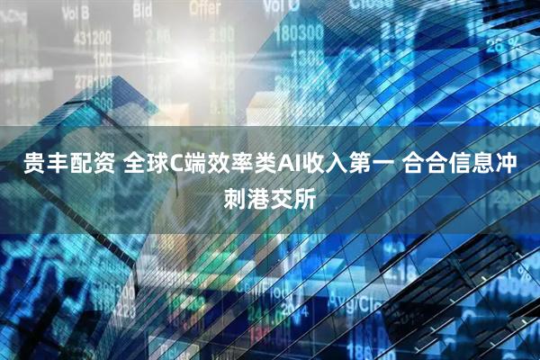 贵丰配资 全球C端效率类AI收入第一 合合信息冲刺港交所