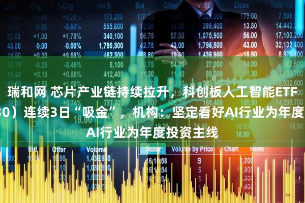 瑞和网 芯片产业链持续拉升,科创板人工智能ETF(588930)连续3日“吸金”,机构:坚定看好AI行业为年度投资主线